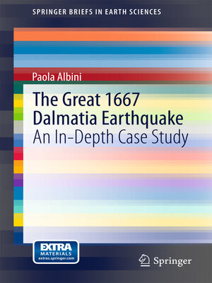 cover image of The Great 1667 Dalmatia Earthquake